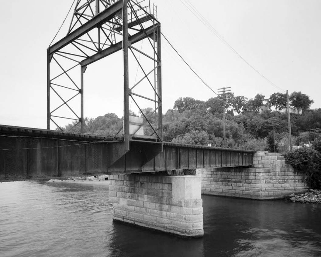 Historic Photo : Burlington Bridge, Burlington, Des Moines County, IA 18 Photograph