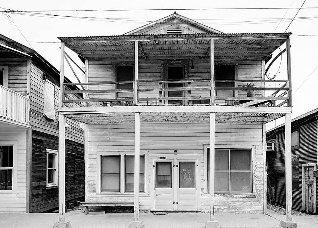 Historic Photo : Town of Locke, Residential Building, 13939 Main Street, Locke, Sacramento County, CA 1 Photograph