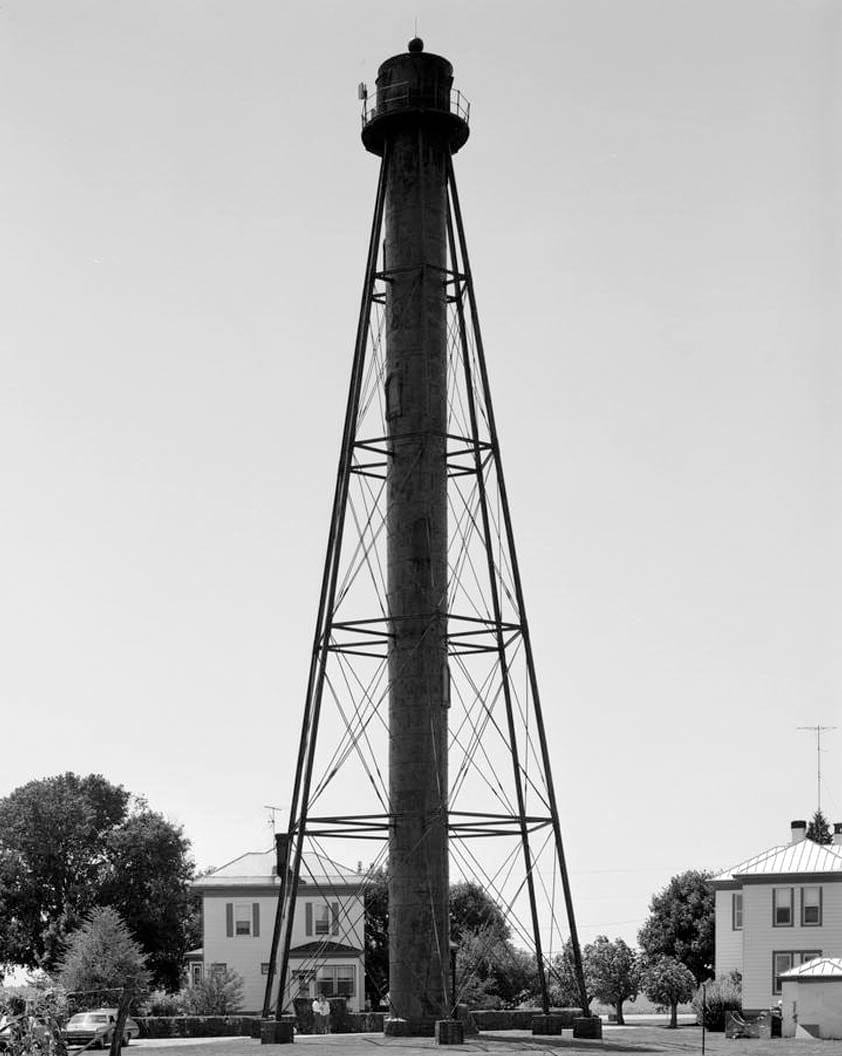 Historic Photo : Liston Range Rear Light, County Road 2, Biddles Corner, New Castle County, DE 9 Photograph