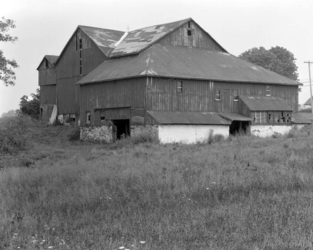 Historic Photo : Corner Ketch Barn, Route 290, Corner Ketch, New Castle County, DE 2 Photograph