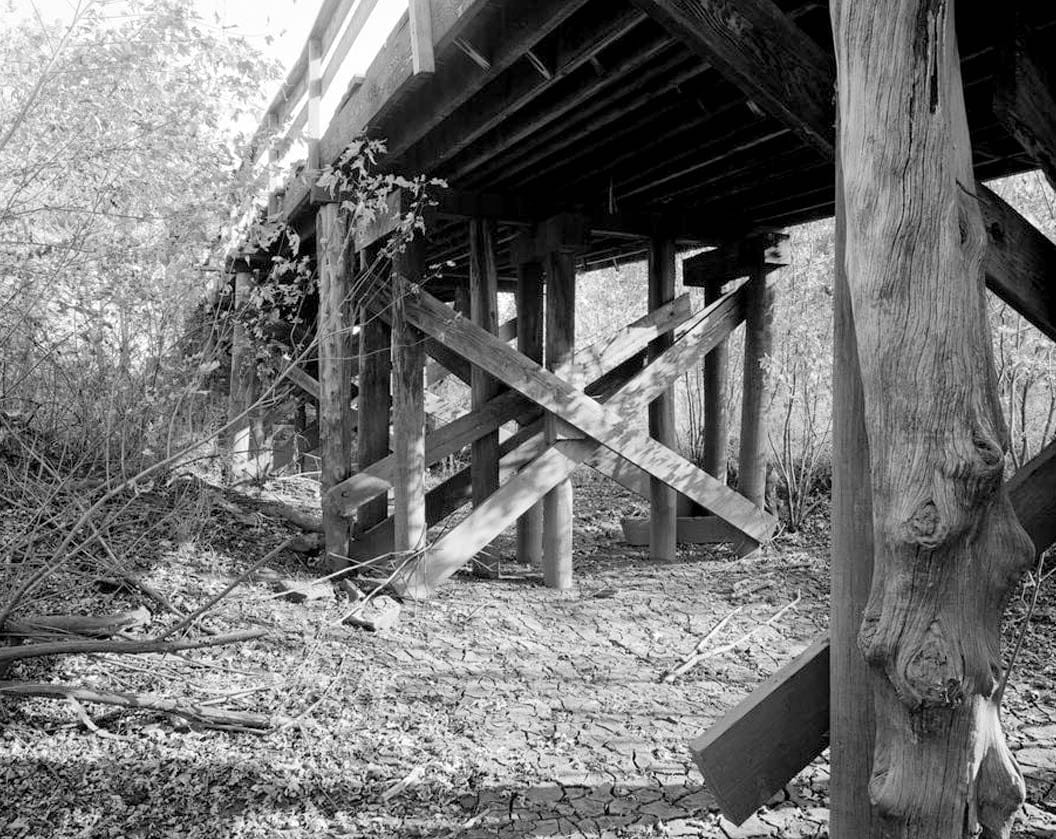 Historic Photo : Sutliff's Ferry Bridge, Spanning Cedar River (Cedar Township), Solon, Johnson County, IA 5 Photograph