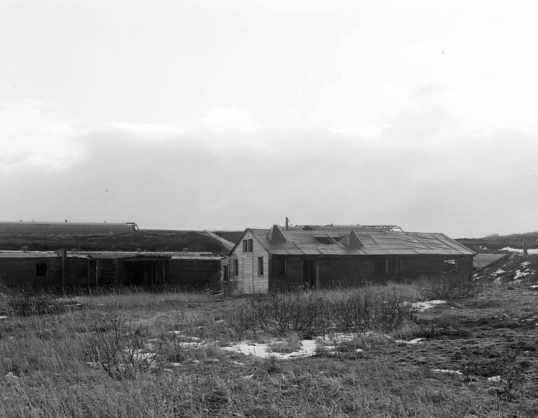 Historic Photo : Fort Randall, Latrine & Bath, Northeast of intersection of California Boulevard & Nurse Drive, Cold Bay, Aleutian Islands, AK 1 Photograph