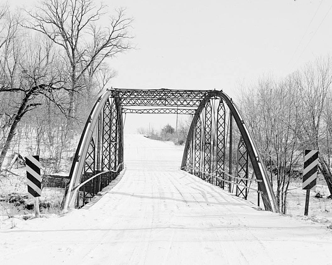 Historic Photo : Lower Plymouth Rock Bridge, Spanning Upper Iowa River, Kendallville, Winneshiek County, IA 7 Photograph