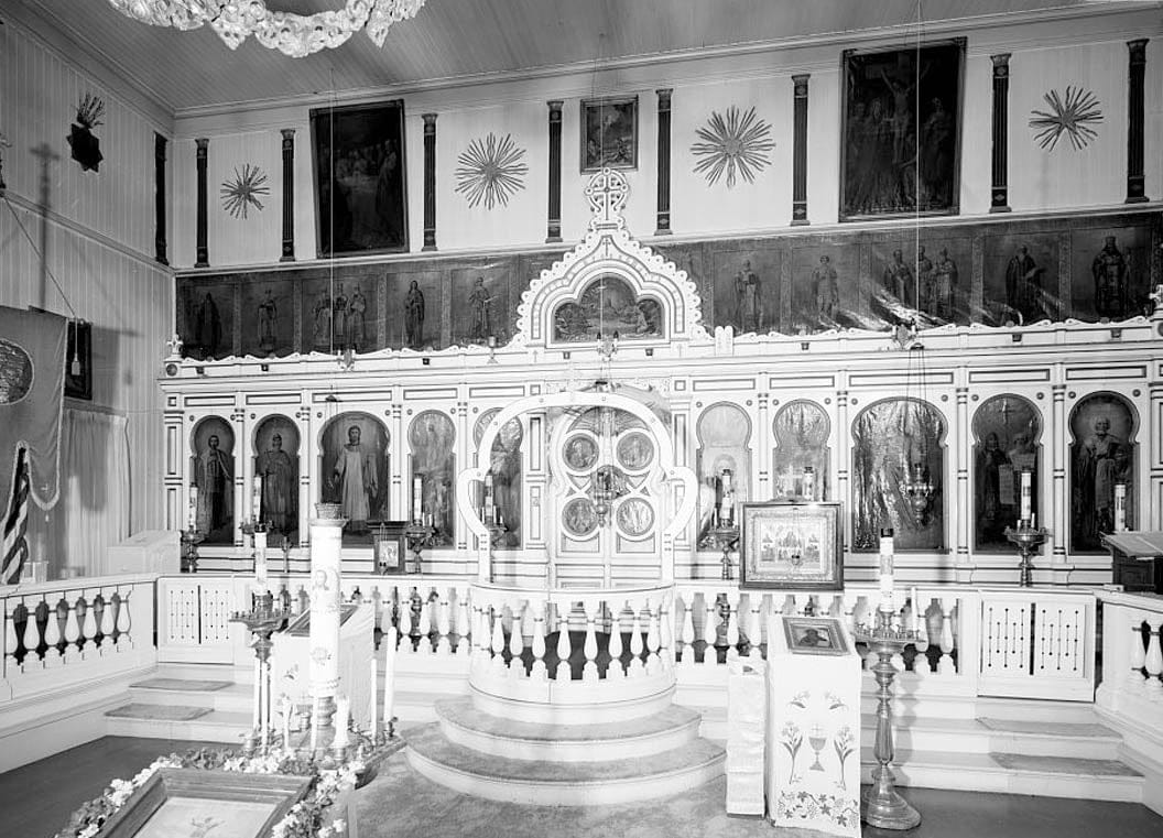 Historic Photo : Holy Ascension Russian Orthodox Church, Unalaska Island, Unalaska, Aleutian Islands, AK 11 Photograph