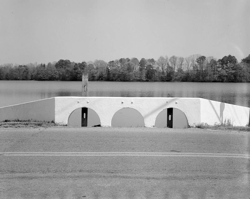 Historic Photo : Wagamon Pond Dam & Bridge, Spanning Broadkill River at State Road No. 197 (Mulberry Street), Milton, Sussex County, DE 4 Photograph