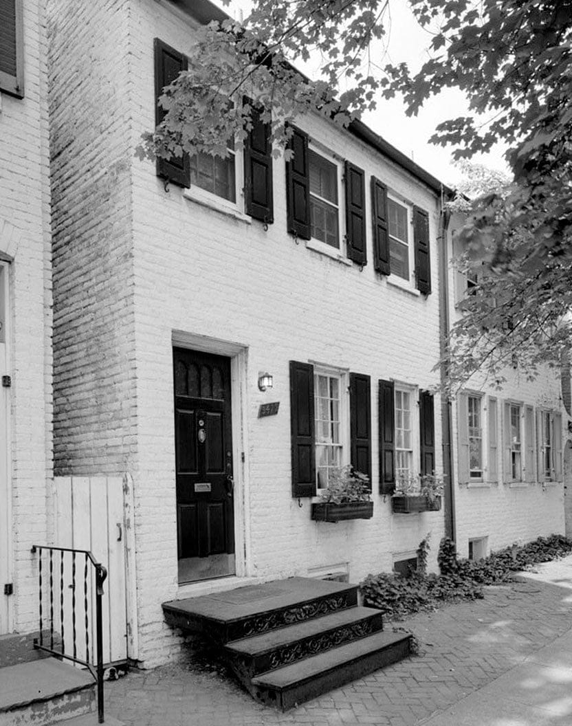 Historic Photo : Goszler-Meem-Brown House, 3412 O Street Northwest, Washington, District of Columbia, DC 1 Photograph