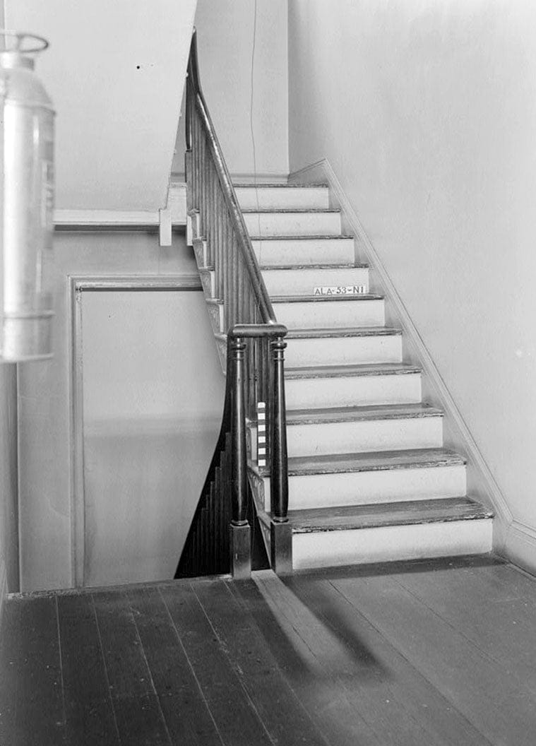 Historic Photo : Audley H. Gazzam House & Servants' Quarters, 1255 Government Street, Mobile, Mobile County, AL 32 Photograph