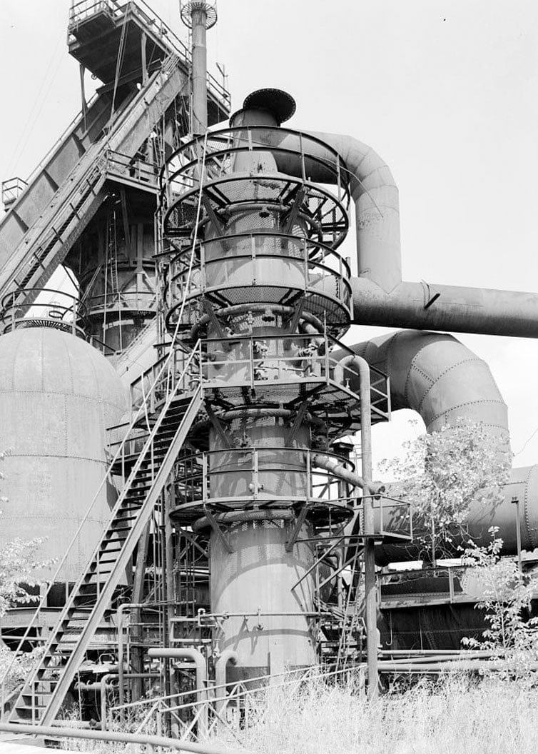 Historic Photo : Sloss-Sheffield Steel & Iron, First Avenue North Viaduct at Thirty-second Street, Birmingham, Jefferson County, AL 83 Photograph