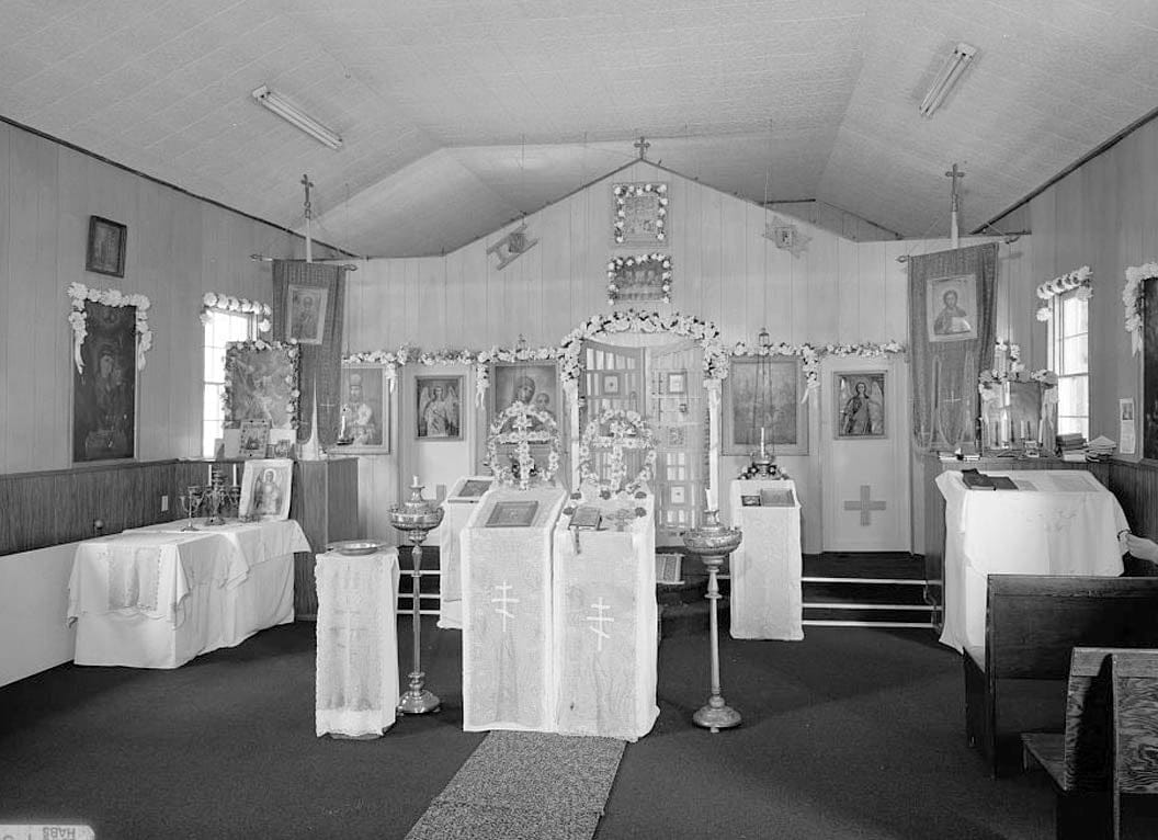 Historic Photo : St. Michael the Archangel Russian Orthodox Church, Lake Avenue, Cordova, Valdez-Cordova Census Area, AK 6 Photograph