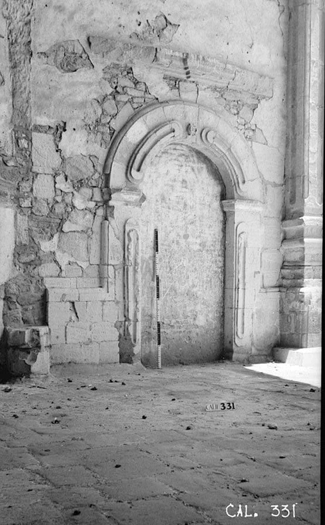 Historic Photo : Mission San Juan Capistrano, Stone Church, Olive Street, between U.S. Highway 101 & Main Street, San Juan Capistrano, Orange County, CA 7 Photograph