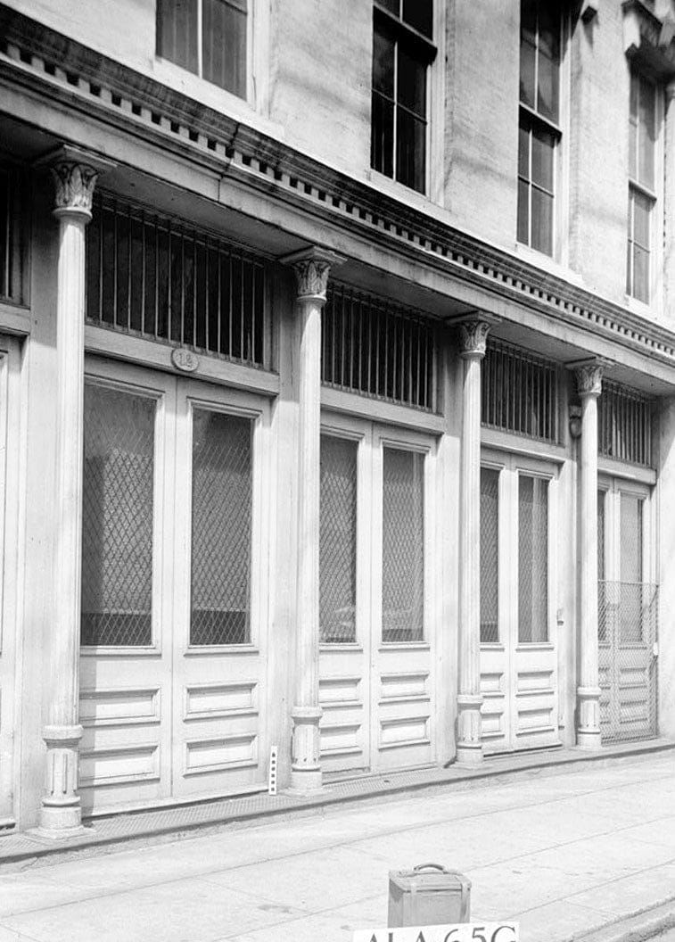 Historic Photo : 12 South Water Street (Commercial Building), Mobile, Mobile County, AL 1 Photograph