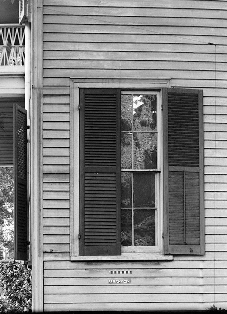 Historic Photo : Audley H. Gazzam House & Servants' Quarters, 1255 Government Street, Mobile, Mobile County, AL 33 Photograph