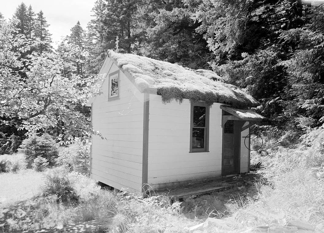 Historic Photo : Saints Sergius & Herman of Valaam Russian Orthodox Chapel, Father Gerasim's Chapel, Spruce Island, Ouzinkie, Kodiak Island Borough, AK 3 Photograph
