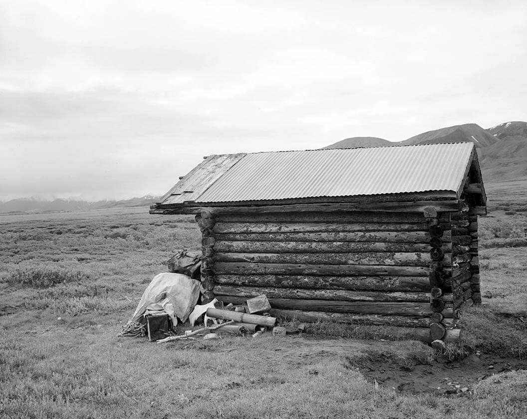 Historic Photo : Chisana Trail, Solo Mountain Shelter Cabin, Chisana, Valdez-Cordova Census Area, AK 5 Photograph