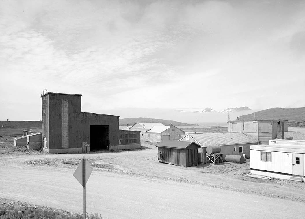 Historic Photo : Naval Operating Base Dutch Harbor & Fort Mears, Torpedo Bombsight & Utility Shop, Unalaska, Aleutian Islands, AK 2 Photograph