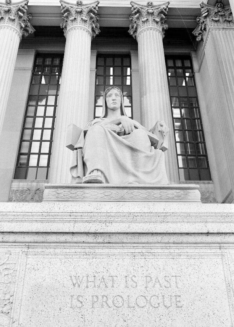 Historic Photo : National Archives, Constitution Avenue, between Seventh & Ninth Streets Northwest, Washington, District of Columbia, DC 2 Photograph