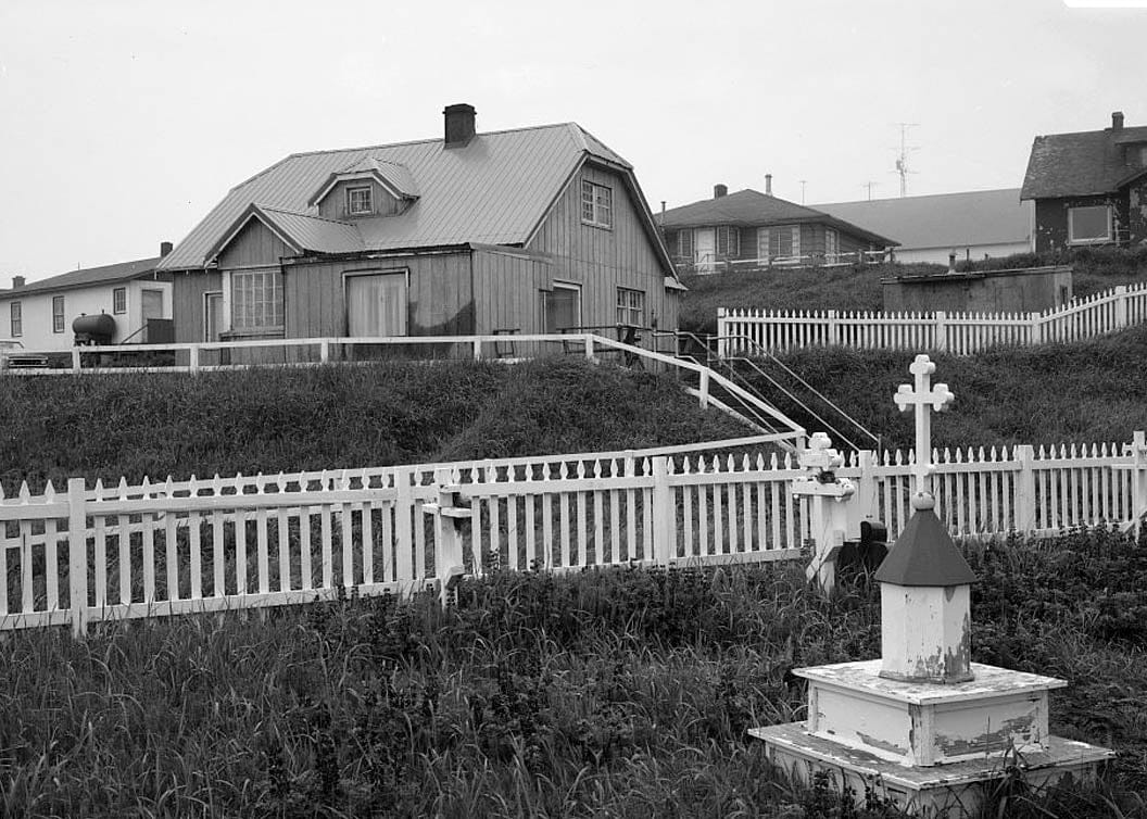Historic Photo : Saints Peter & Paul Russian Orthodox Church, Priest's House, St. Paul Island, Pribilof Islands, Saint Paul, Aleutians West Census Area, AK 1 Photograph