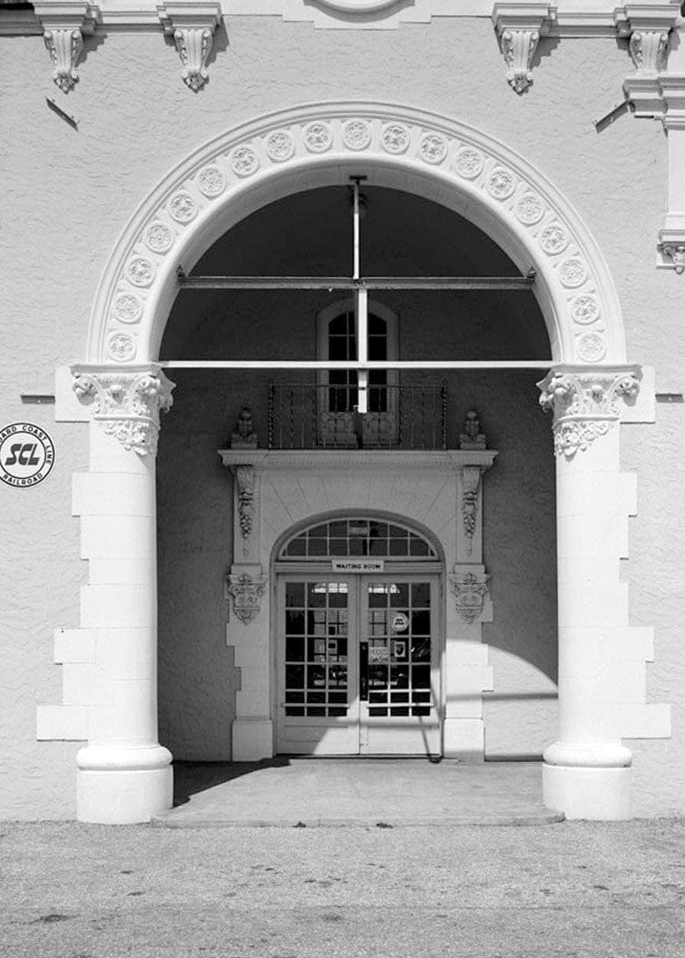 Historic Photo : Seaboard Airline Railway Station, Datura Street & Tamarind Avenue, Palm Beach, Palm Beach County, FL 7 Photograph