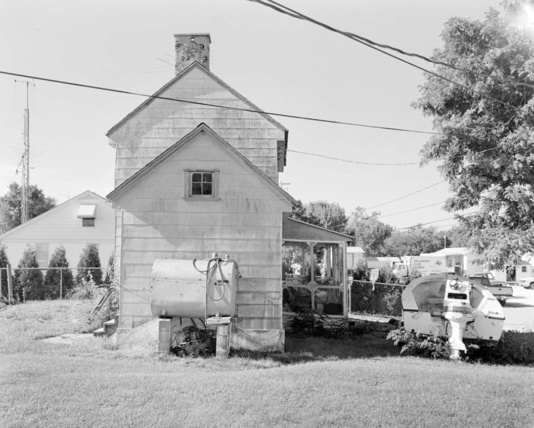 Historic Photo : Captain Kenny Wright-Mary S. Reed House, Little Creek Hundred, South side of east end of Lombard Street, Leipsic, Kent County, DE 4 Photograph