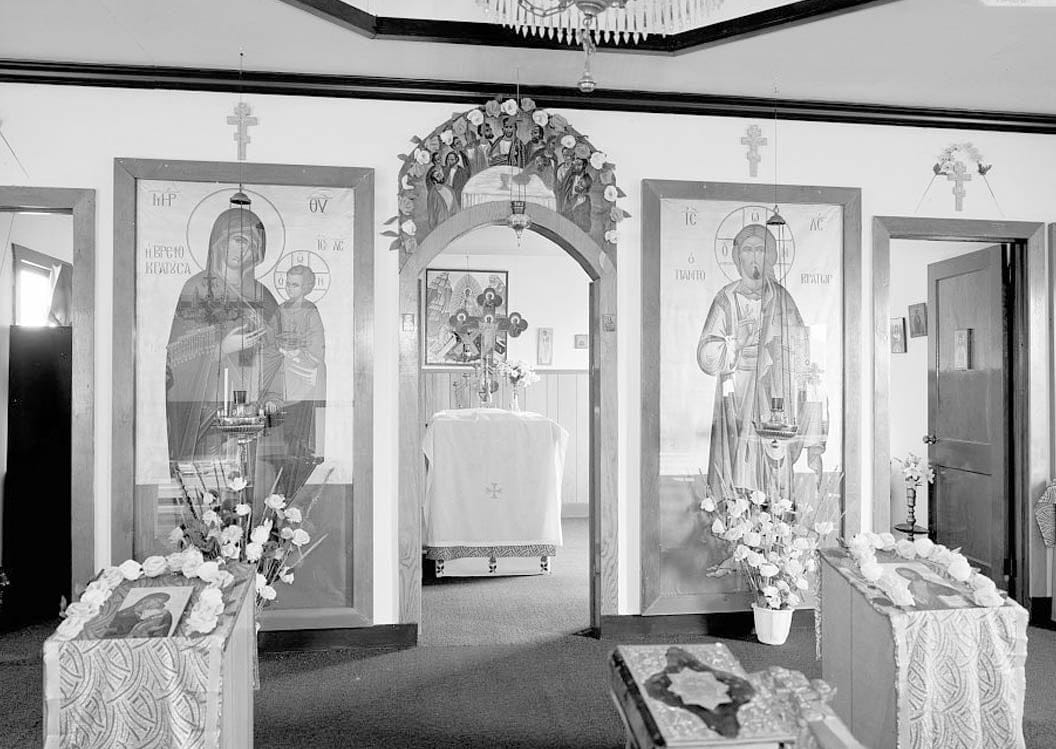 Historic Photo : Three Saints Russian Orthodox Church, Kodiak Island, Old Harbor, Kodiak Island Borough, AK 3 Photograph