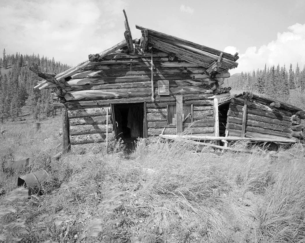 Historic Photo : Charlie Yale Main Cabin, Glacier River near Nolan, Bettles, Yukon-Koyukuk Census Area, AK 4 Photograph