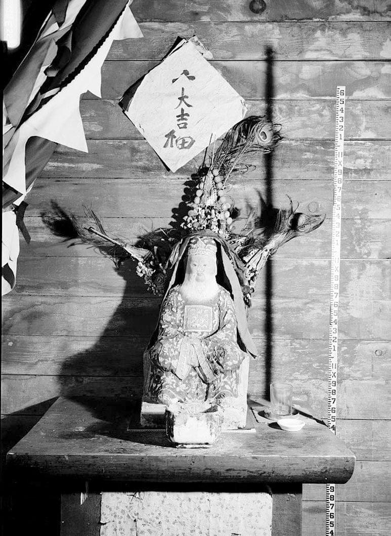 Historic Photo : Weaverville Joss House, Oregon Street, Weaverville, Trinity County, CA 60 Photograph