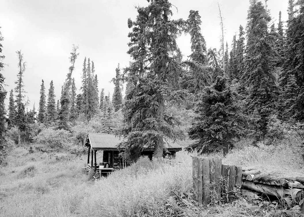 Historic Photo : Pearson Cabin, near Toklat River, Cantwell, Denali Borough, AK 4 Photograph
