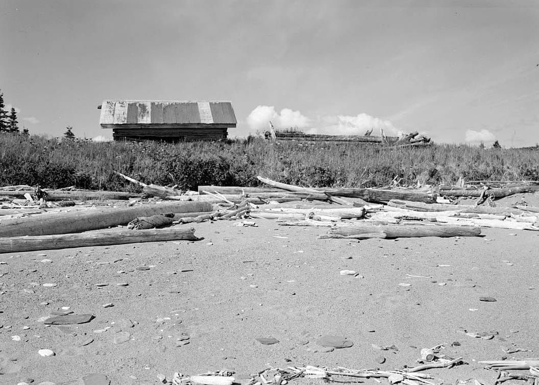 Historic Photo : Iditarod Trail Shelter Cabins, Moses Point Shelter Cabin, Moses Point, Nome Census Area, AK 4 Photograph