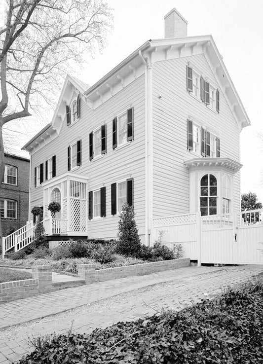Historic Photo : Medley-Sewell House, 1545 Thirty-Fifth Street, Northwest, Washington, District of Columbia, DC 1 Photograph
