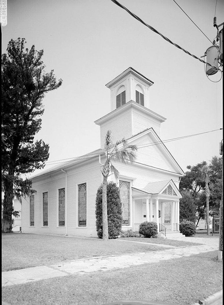 Historic Photo : First Presbyterian Church, 19 North Sixth Street, Fernandina Beach, Nassau County, FL 4 Photograph