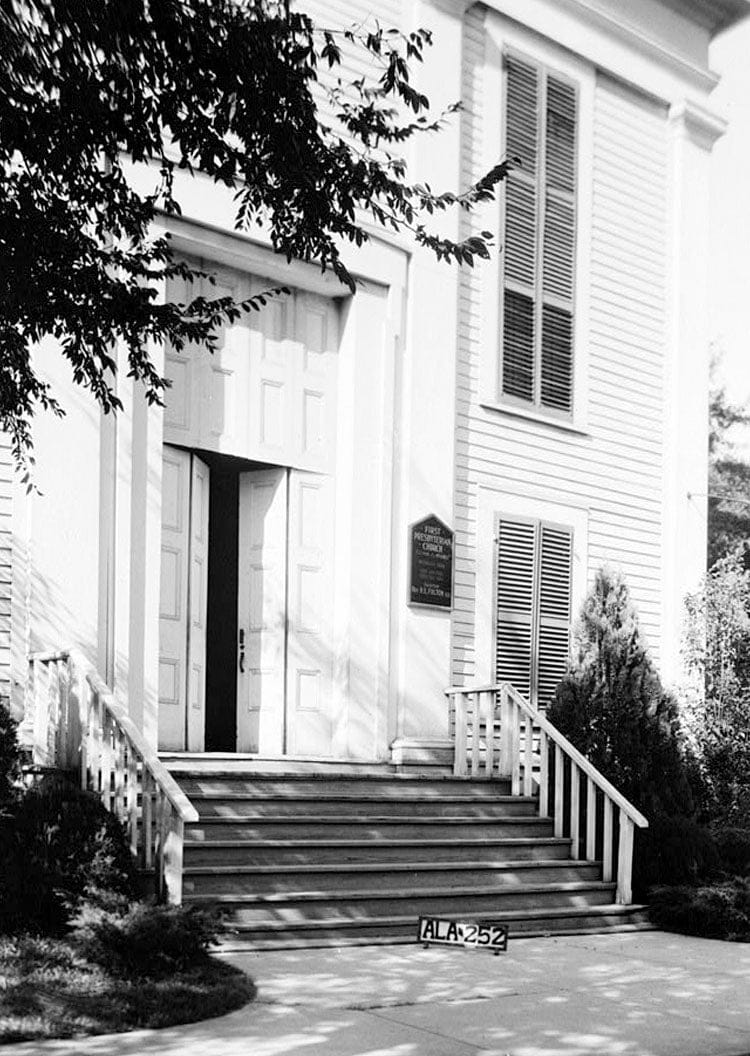 Historic Photo : First Presbyterian Church, Main Street & Wilson Avenue, Eutaw, Greene County, AL 7 Photograph