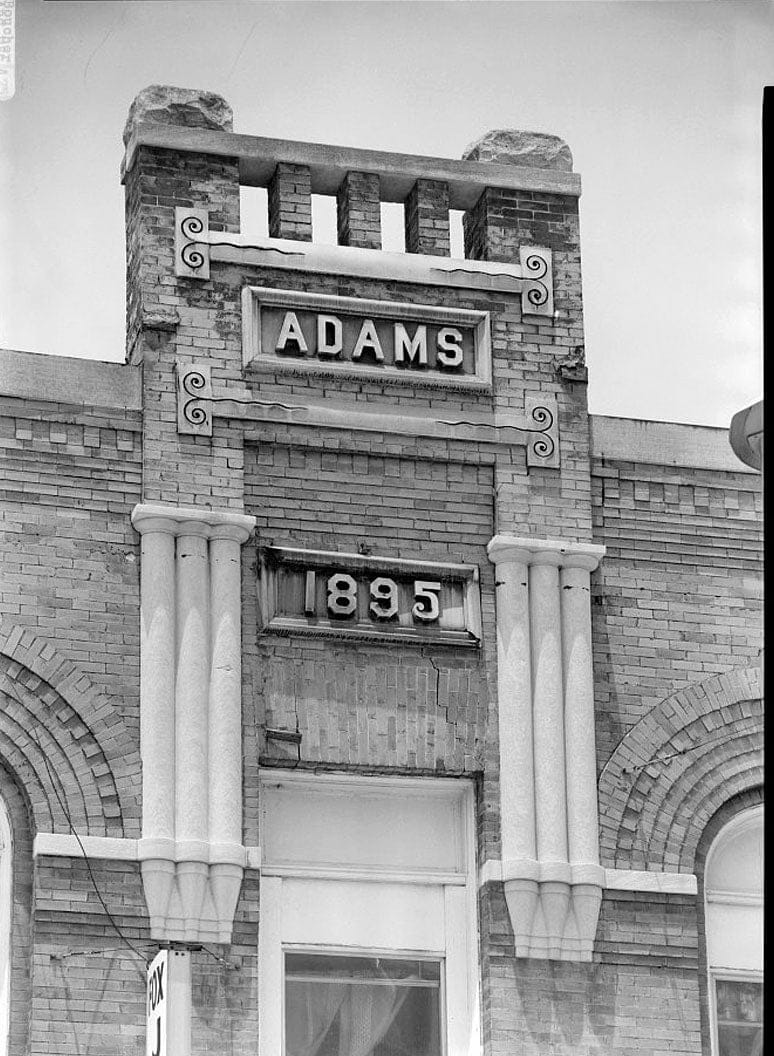 Historic Photo : Adams Building, 517-527 West Bay Street, Jacksonville, Duval County, FL 1 Photograph