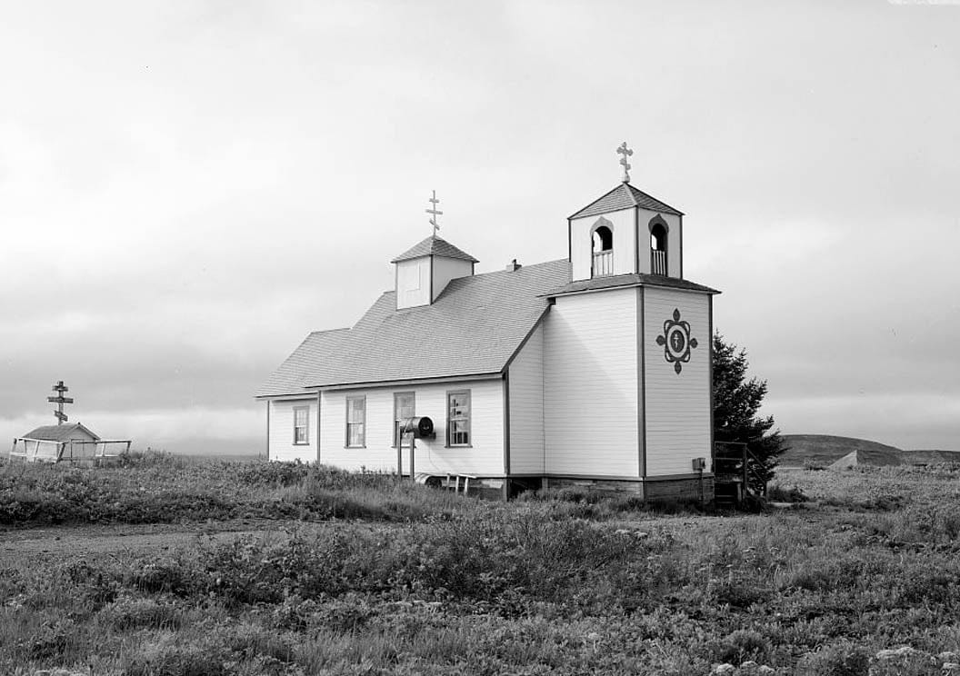 Historic Photo : Protection of the Holy Thestokos Russian Orthodox Church, Kodiak Island, Akhiok, Kodiak Island Borough, AK 5 Photograph