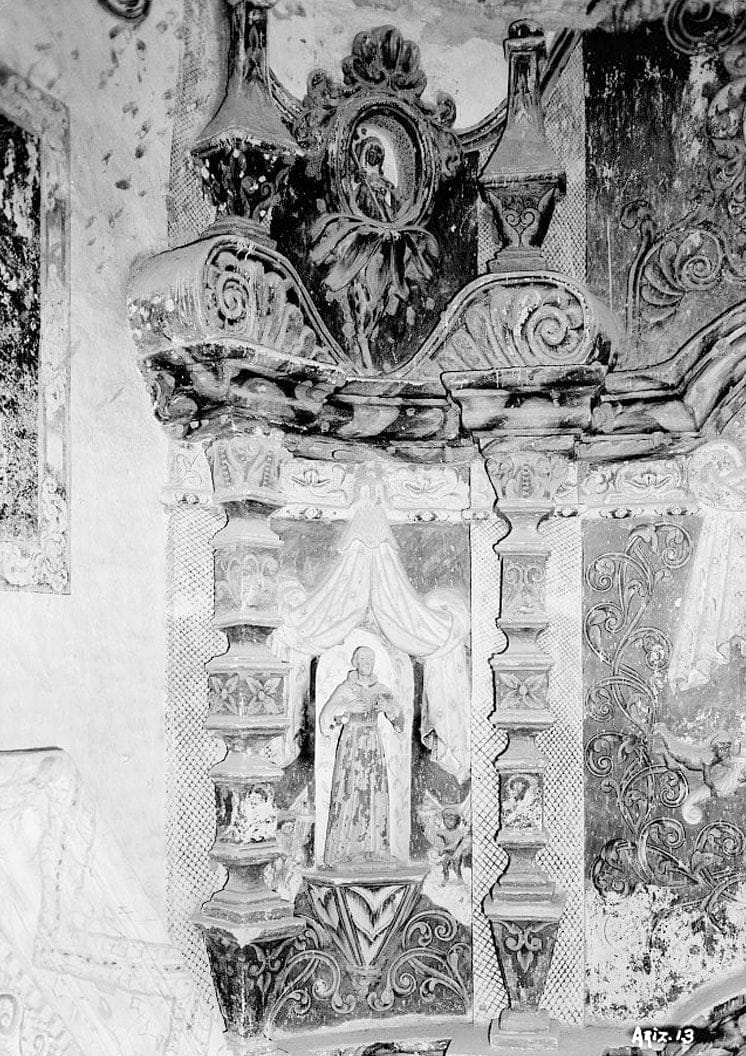 Historic Photo : San Xavier del Bac Mission, Mission Road, Tucson, Pima County, AZ 132 Photograph