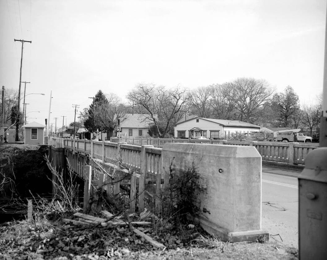 Historic Photo : Rehoboth Avenue Bridge, State Route 1A (Rehoboth Avenue) over Lewes & Rehoboth Canal, Rehoboth Beach, Sussex County, DE 4 Photograph