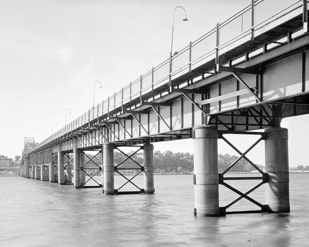 Historic Photo : MacArthur Bridge, Spanning Mississippi River on Highway 34 between IA & IL, Burlington, Des Moines County, IA 6 Photograph