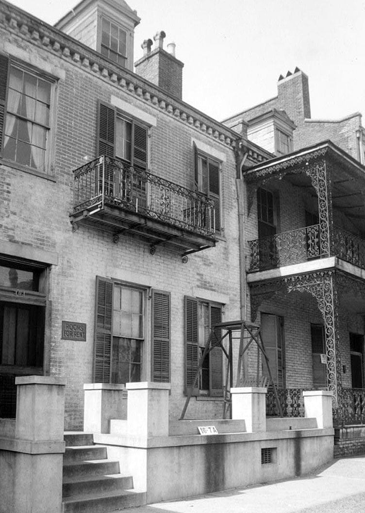 Historic Photo : Dr. Ludolph Parmly Houses, 303-305-307 Conception Street, Mobile, Mobile County, AL 6 Photograph