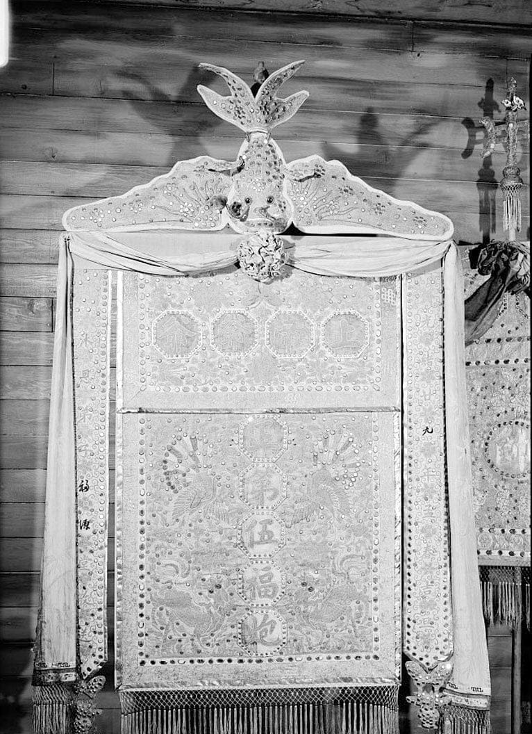 Historic Photo : Weaverville Joss House, Oregon Street, Weaverville, Trinity County, CA 62 Photograph