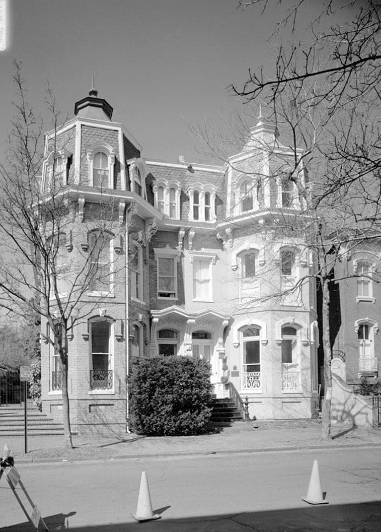 Historic Photo : Grafton Tyler Double House, 1314 Thirtieth Street Northwest, Washington, District of Columbia, DC 4 Photograph