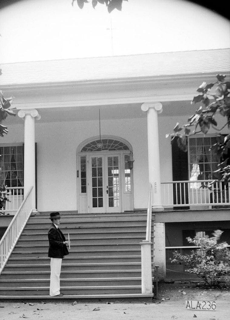 Historic Photo : Governor Samuel Pickens House, State Route 14, Sawyerville, Hale County, AL 9 Photograph