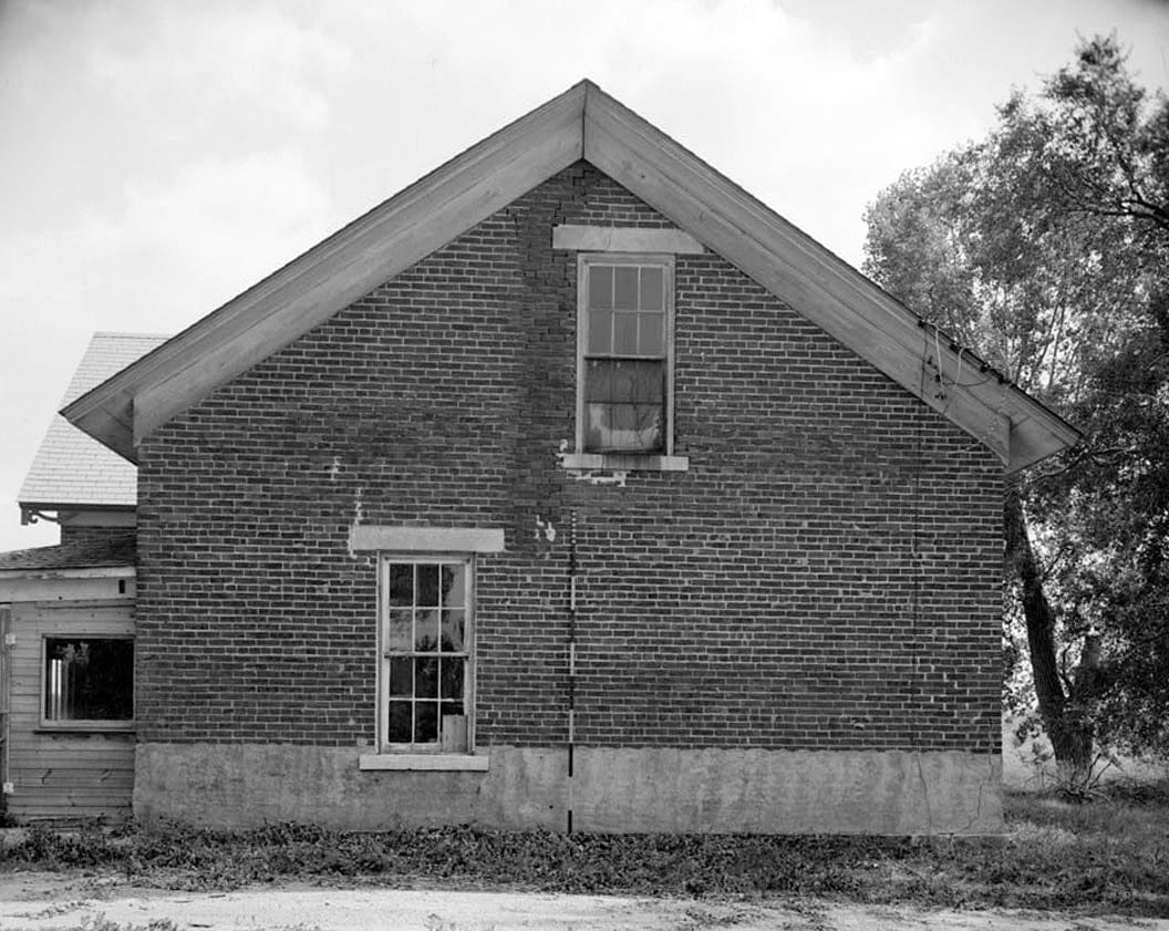 Historic Photo : John Reichard House, State Route 92 vicinity, Knoxville, Marion County, IA 8 Photograph