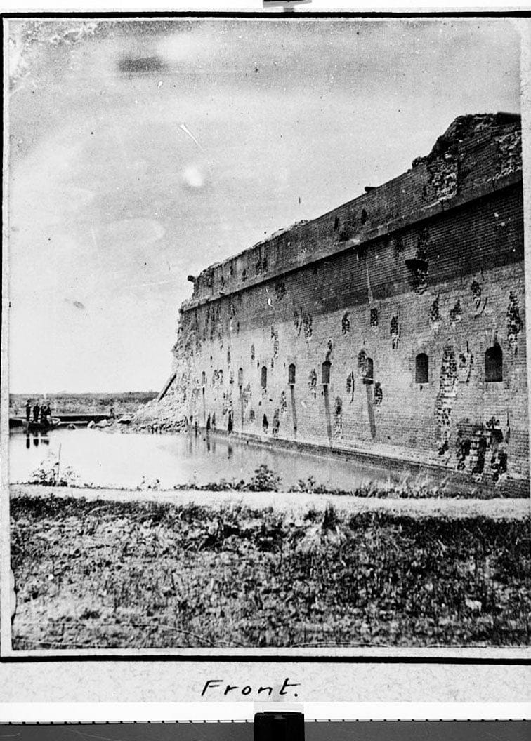 Historic Photo : Fort Pulaski, Cockspur Island, Savannah, Chatham County, GA 66 Photograph