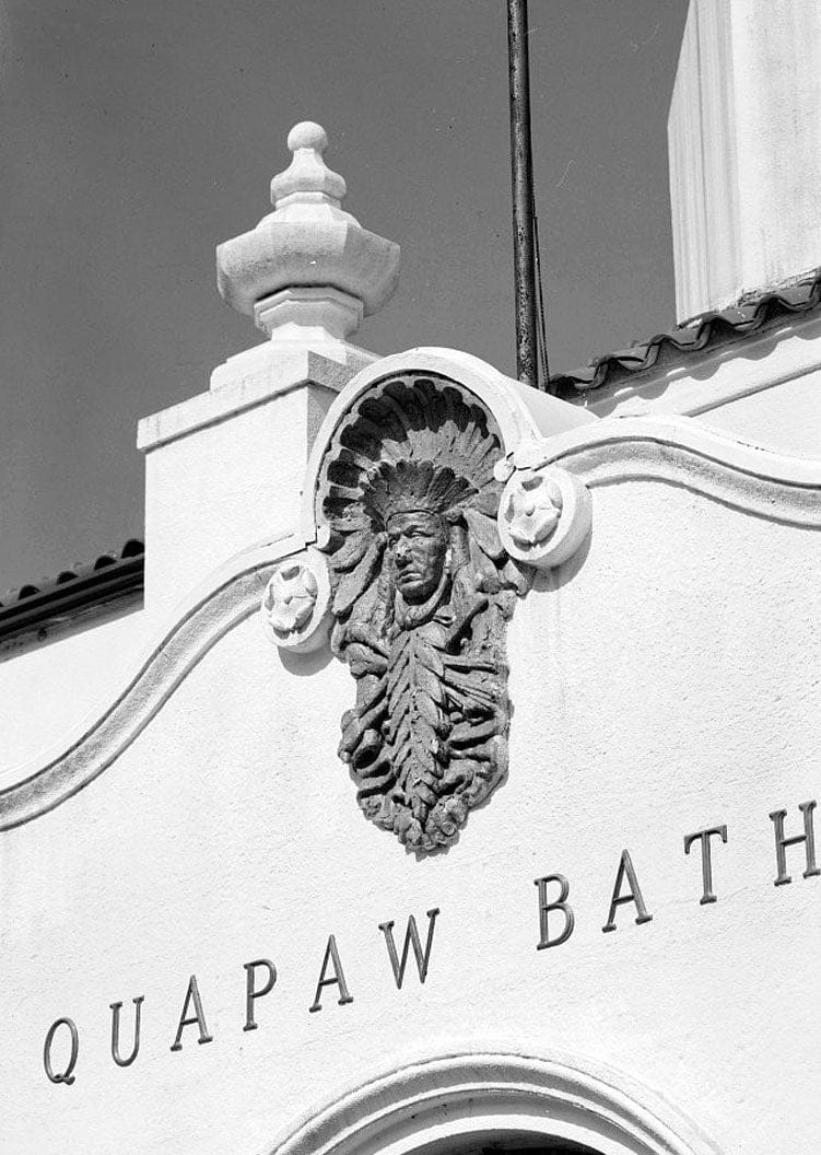 Historic Photo : Bathhouse Row, Quapaw Bathhouse, Central Avenue, Hot Springs, Garland County, AR 6 Photograph