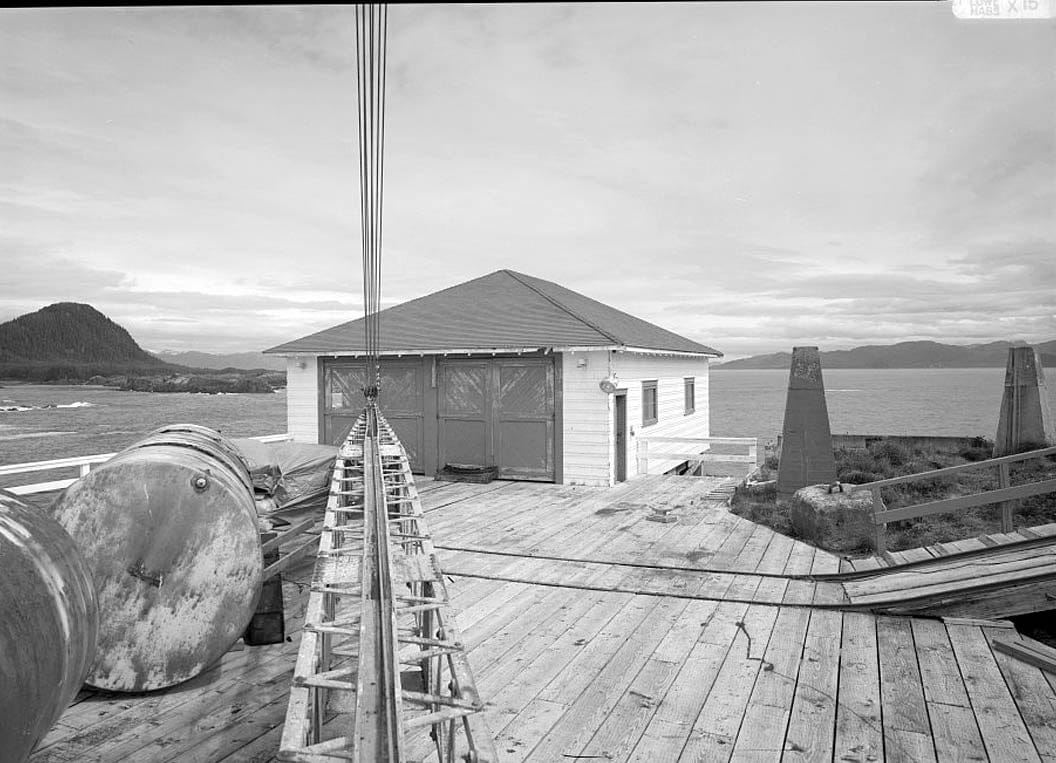 Historic Photo : Cape Spencer Lighthouse, Boat House, Cross Sound, Elfin Cove, Skagway-Hoonah-Angoon Census Area, AK 2 Photograph