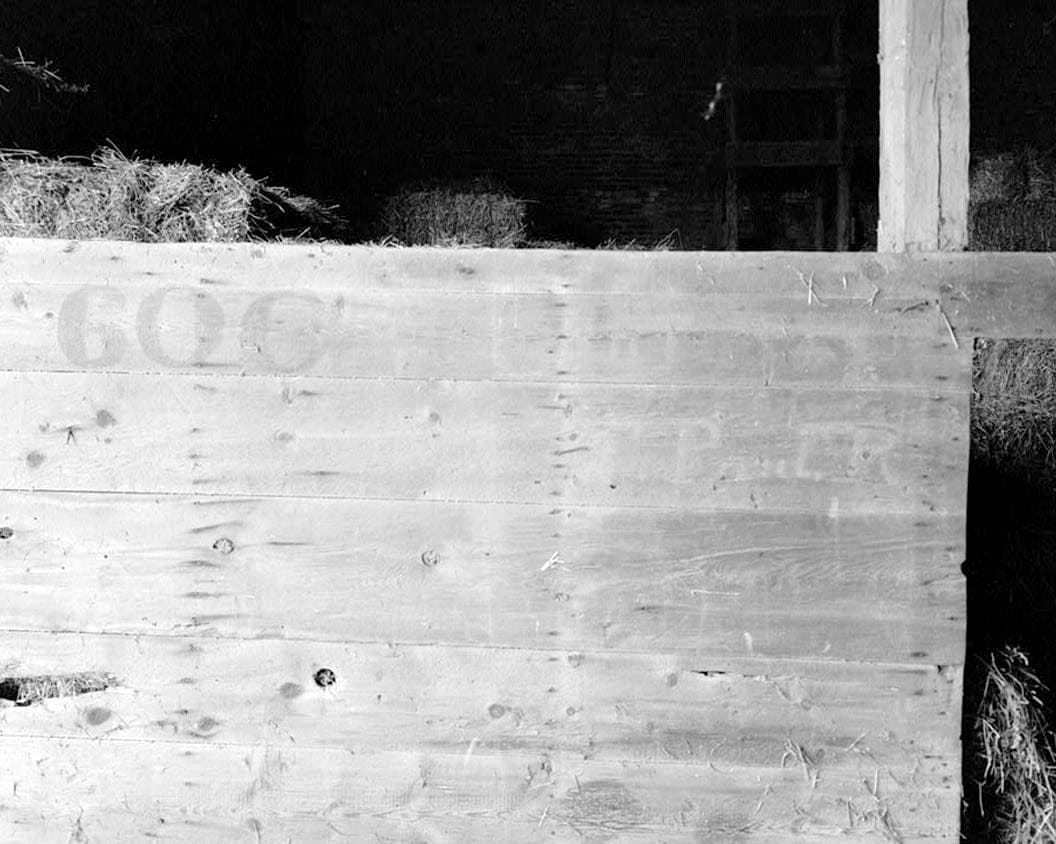 Historic Photo : Cochran Grange, Bank Barn, U.S. Route 301, West of Route 71, Middletown, New Castle County, DE 5 Photograph
