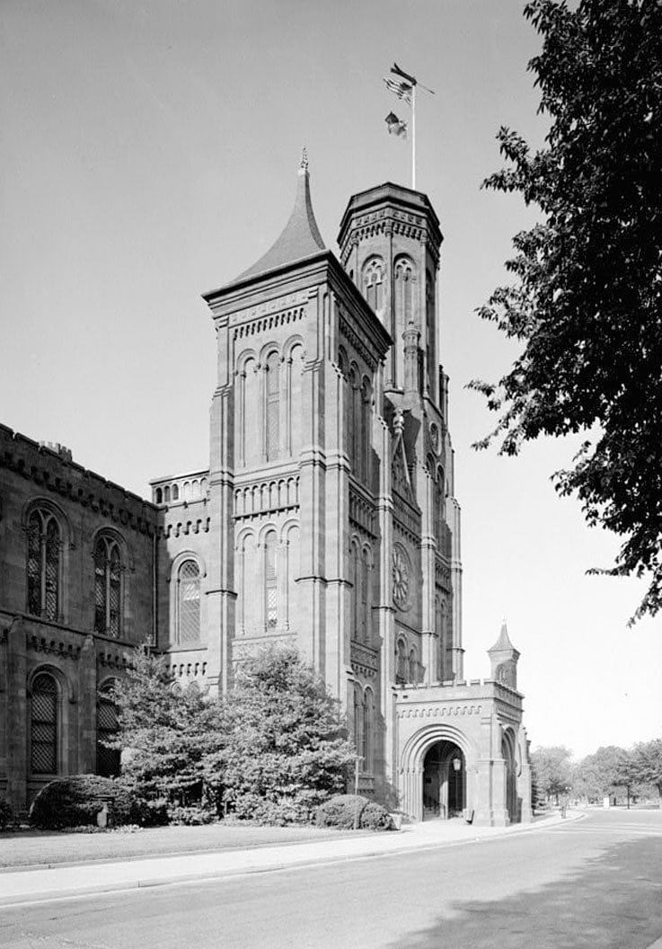 Historic Photo : Smithsonian Institution Building, 1000 Jefferson Drive, between Ninth & Twelfth Streets, Southwest, Washington, District of Columbia, DC 77 Photograph