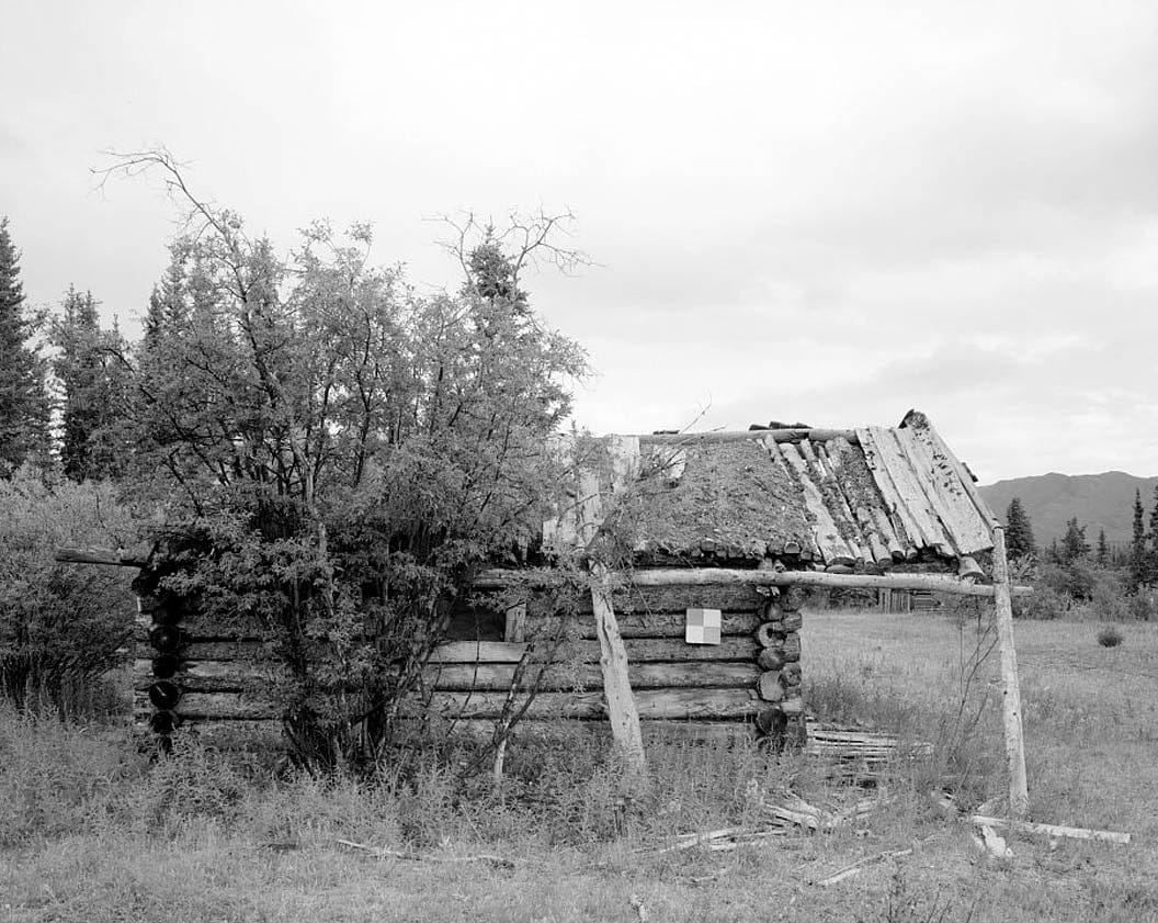 Historic Photo : Town of Chisana, Earl Herst Cabin, Chisana, Valdez-Cordova Census Area, AK 4 Photograph