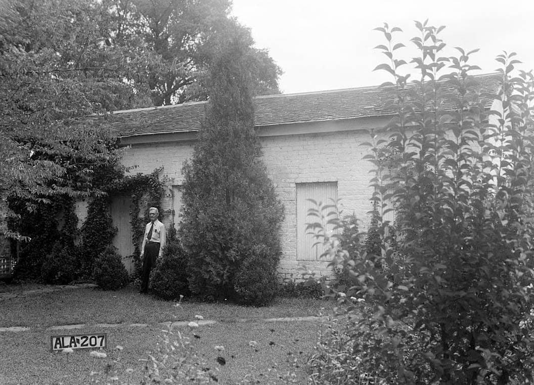 Historic Photo : University of Alabama, President's House, University Boulevard, Tuscaloosa, Tuscaloosa County, AL 2 Photograph