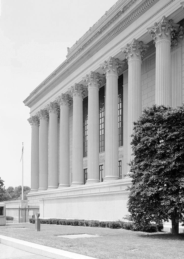 Historic Photo : National Archives, Constitution Avenue, between Seventh & Ninth Streets Northwest, Washington, District of Columbia, DC 3 Photograph