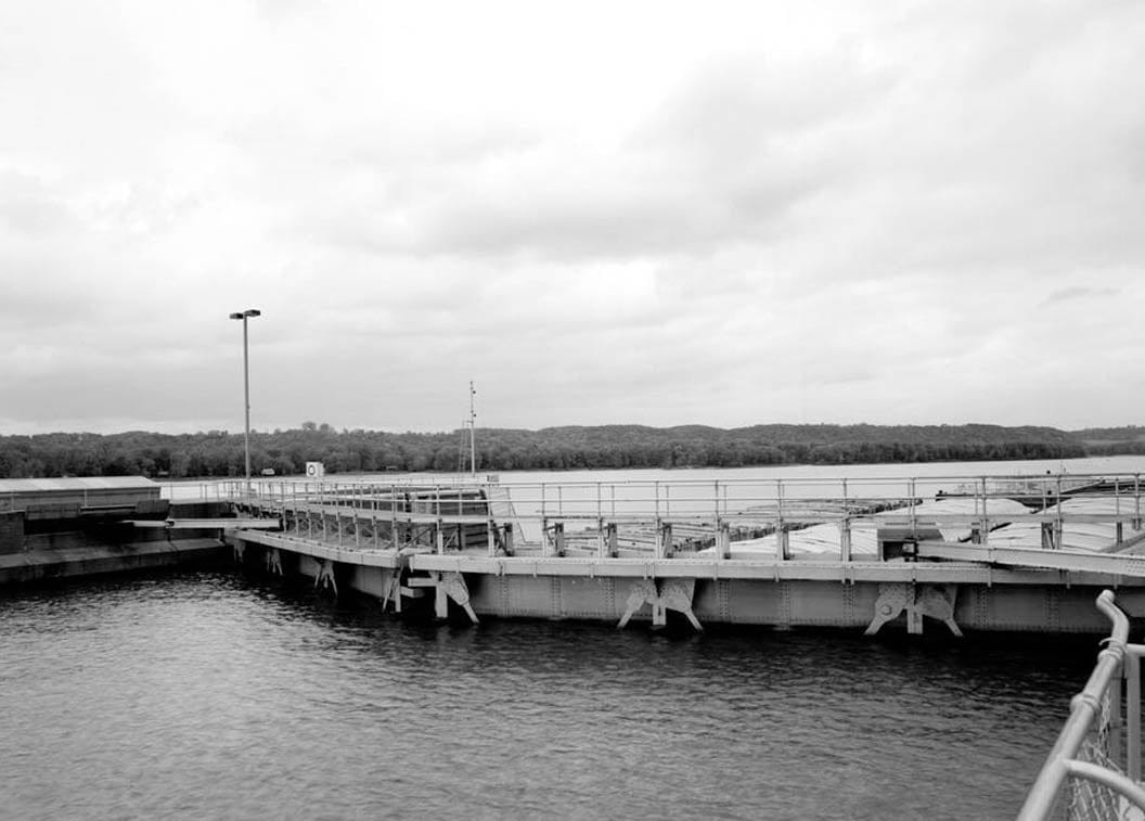 Historic Photo : Mississippi River 9-Foot Channel, Lock & Dam No. 14, Upper Mississippi River, Le Claire, Scott County, IA 29 Photograph